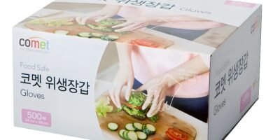 코멧 도톰한 엠보싱 위생장갑 500매, 1개, 500매입