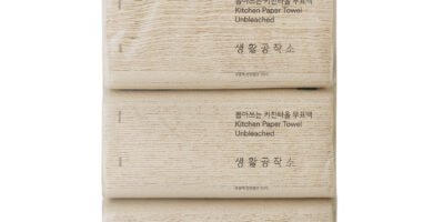 생활공작소 뽑아쓰는 키친타올 무표백, 100개입, 3개