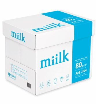 한국제지 밀크 복사용지 80g, A4, 2500개