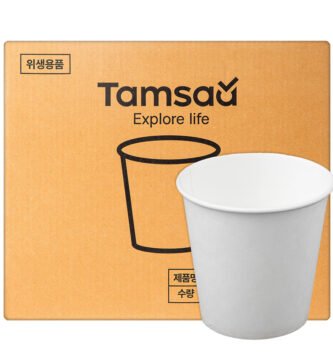 탐사 무인쇄 종이컵 180ml, 1000개