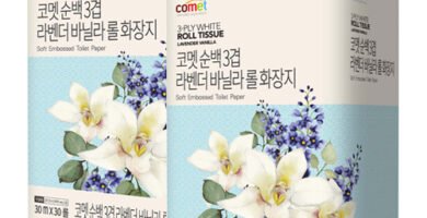 코멧 순백 3겹 라벤더 바닐라 롤화장지 30m, 30개입, 2개