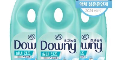 다우니 엑스퍼트 실내건조 프레시클린 초고농축 섬유유연제 본품, 1.05L, 3개