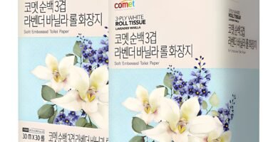 코멧 순백 3겹 라벤더 바닐라 롤화장지 30m, 30개입, 2개